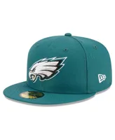 Men's New Era Midnight Green Philadelphia Eagles Main Patch 59FIFTY Fitted Hat