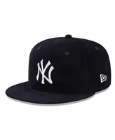 Men's New Era Navy York Yankees Throwback Corduroy 59FIFTY Fitted Hat