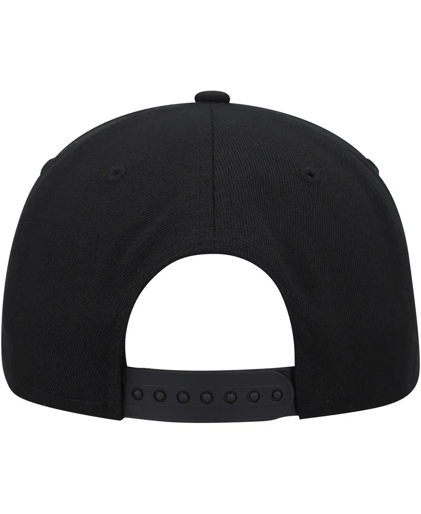 Men's New Era Black Lafc Script Golfer Adjustable Hat
