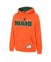 Big Boys Colosseum Orange Miami Hurricanes Lead Guitarists Pullover Hoodie