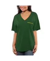 Women's Green Oregon Ducks Spirit Jersey Oversized T-shirt