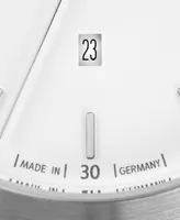 Lilienthal Berlin Unisex Huxley Silver White Silver-Tone Stainless Steel Mesh Watch 40mm
