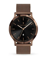 Lilienthal Berlin Men's Huxley Bronze Black Bronze Stainless Steel Mesh Watch 40mm