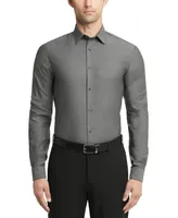 Calvin Klein Men's Steel Slim-Fit Non-Iron Stain Shield Dress Shirt