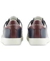 A|X Armani Exchange Men's Leather Logo Sneaker