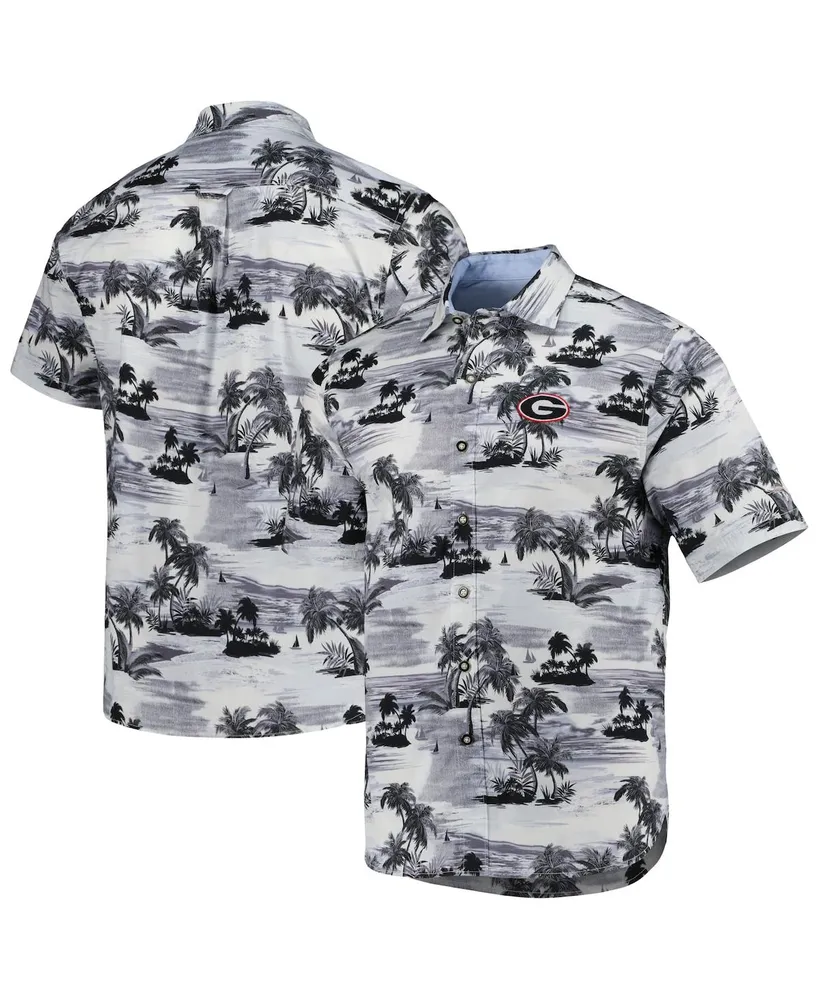 Lids Georgia Bulldogs Tommy Bahama Big & Tall Coast Luminescent Fronds  IslandZone Button-Up Camp Shirt - Black