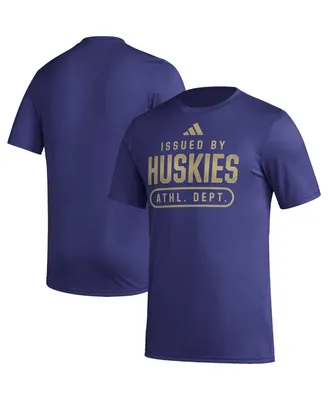 Men's adidas Purple Washington Huskies Aeroready Pregame T-shirt