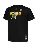 Men's Profile Mike Modano Black Dallas Stars Big and Tall Name Number T-shirt