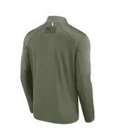 Men's Fanatics Olive Florida Gators Oht Military-Inspired Appreciation Titan Raglan Quarter-Zip Jacket