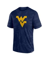 Men's Fanatics Navy West Virginia Mountaineers Camo Logo T-shirt