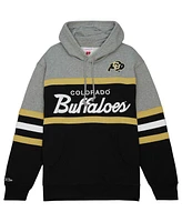 Men's Mitchell & Ness Black Colorado Buffaloes Head Coach Pullover Hoodie