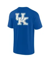 Men's and Women's Fanatics Signature Royal Kentucky Wildcats Super Soft Short Sleeve T-shirt