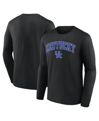 Men's Fanatics Black Kentucky Wildcats Campus Long Sleeve T-shirt