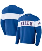 Men's Nfl x Darius Rucker Collection by Fanatics Royal Buffalo Bills Team Color and White Pullover Sweatshirt