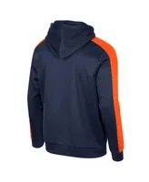 Men's Colosseum Navy Auburn Tigers Reese Full-Zip Hoodie