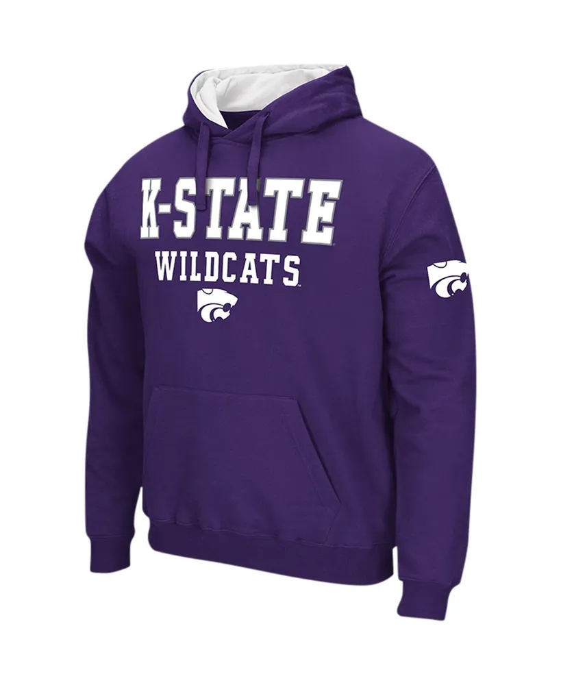 Men's Colosseum Purple Kansas State Wildcats Sunrise Pullover Hoodie