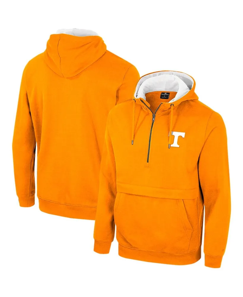 Men's Colosseum Tennessee Orange Volunteers Half-Zip Hoodie