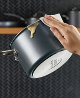 Circulon A1 Series with ScratchDefense Technology Aluminum 3-Quart Nonstick Induction Straining Sauce Pan with Lid