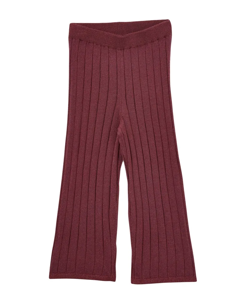 Cotton On Little Girls Jenna Lurex Knit Pants