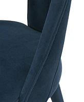 Manhattan Comfort Neda 20.87" Wide Velvet Upholstered Dining Chair