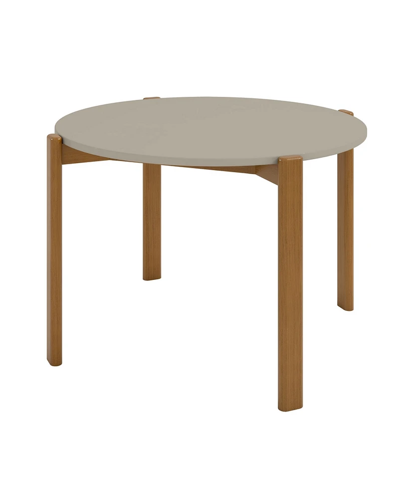 Manhattan Comfort Gales 46.54" Medium Density Fiberboard Round Dining Table