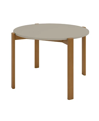 Manhattan Comfort Gales 46.54" Medium Density Fiberboard Round Dining Table