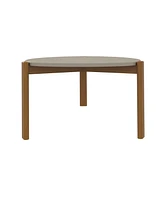 Manhattan Comfort Gales 32.44" Medium Density Fiberboard Mid-Century Modern Coffee Table