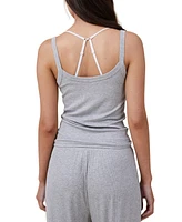 Cotton On Women's Sleep Recovery Scoop Neck Singlet Top