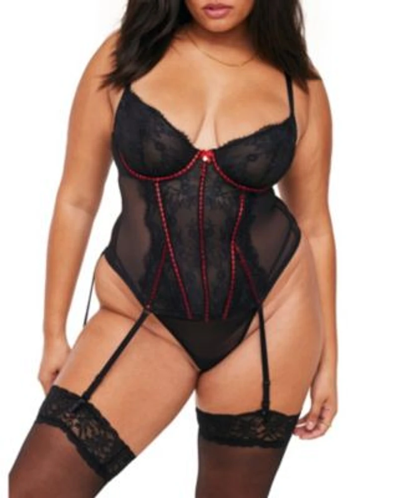 Sherry Top Bottom Corset Set Plus Size