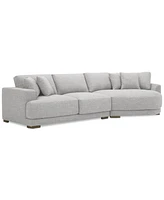 Closeout! Vasher 135" 2-Pc. Fabric Sectional with Cuddler, Created for Macy's