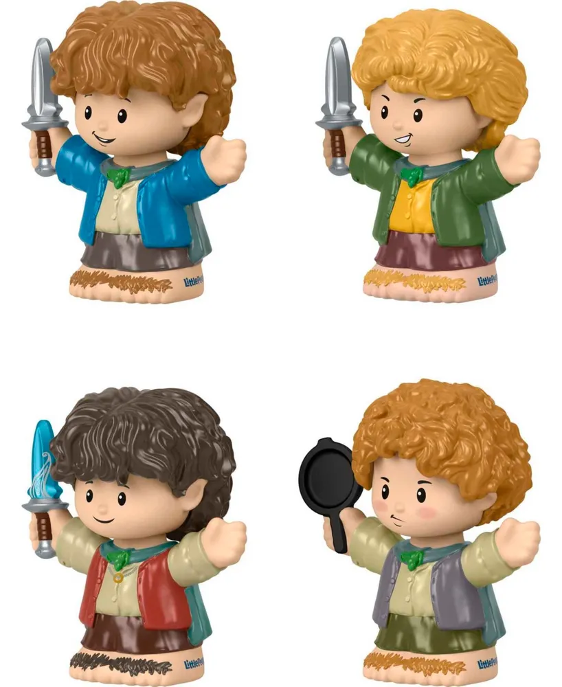 Little People Fisher-Price Collector the Lord of the Rings- Hobbits Special Edition Figure Set, 4 Piece