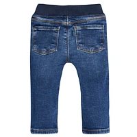 Gerber Baby Boys Neutral Rib Waist Skinny Jeans