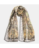 Samira - Long Sheer Silk Scarf for Women