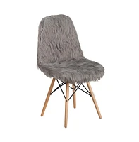 Emma+Oliver Shaggy Accent Chair