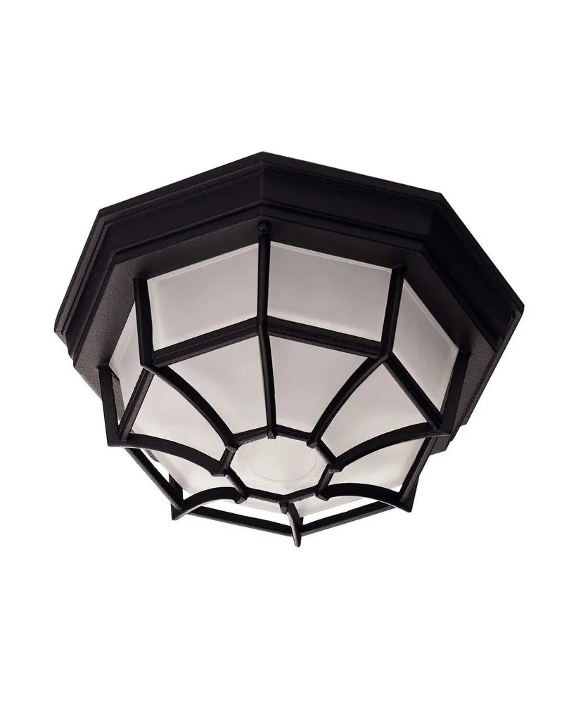 Savoy House 11" Outdoor Ceiling Light in Black