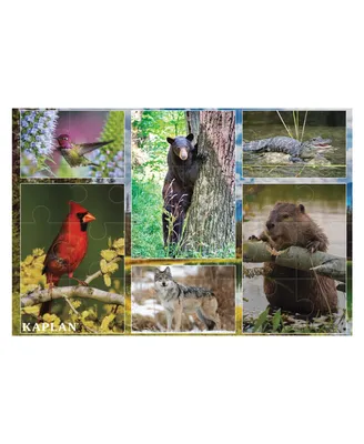 Kaplan Early Learning North American Animals Floor Puzzle - 24 Pieces