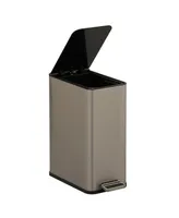 Household Essentials Stainless Steel Slim Trash Can