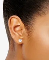 Diamond Screw Back Stud Earrings (3/4 ct. t.w.) in 14k White Gold
