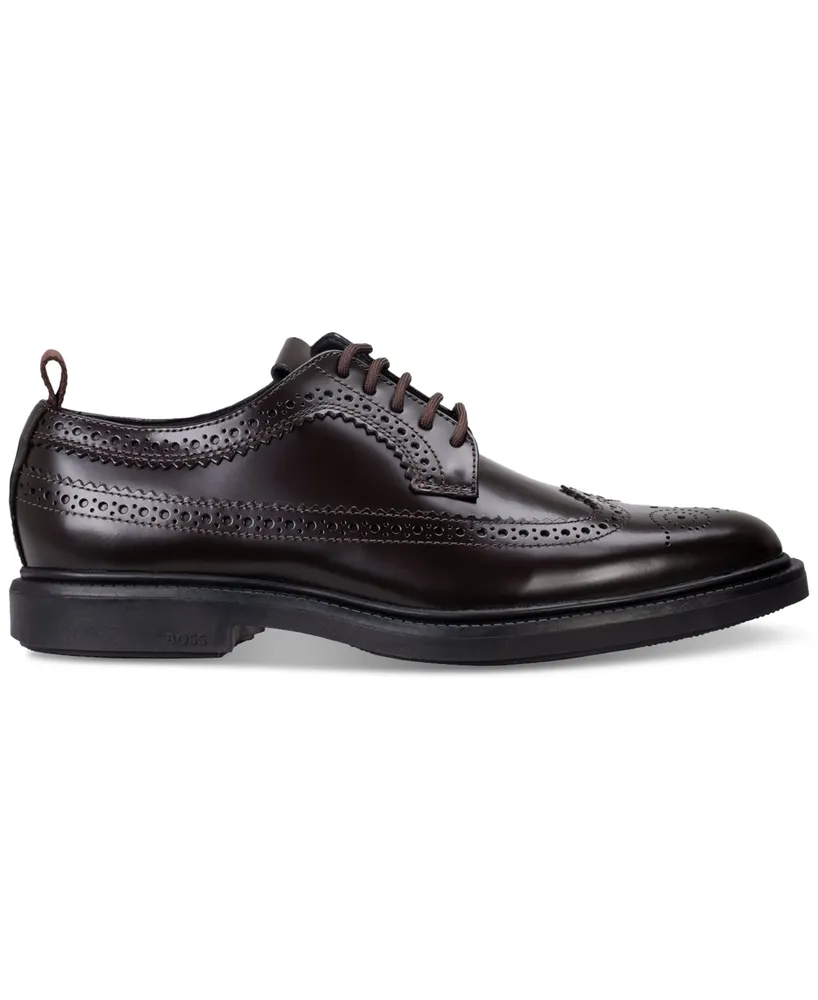 Boss Men's Larry Wingtip Derby Dress Shoe