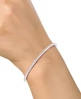 Diamond Bangle Bracelet (1 ct. t.w.) in 14k White Gold