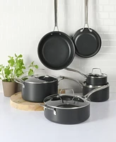 Martha Stewart Collection Bosworth Hard Anodized 10 Piece Cookware Set