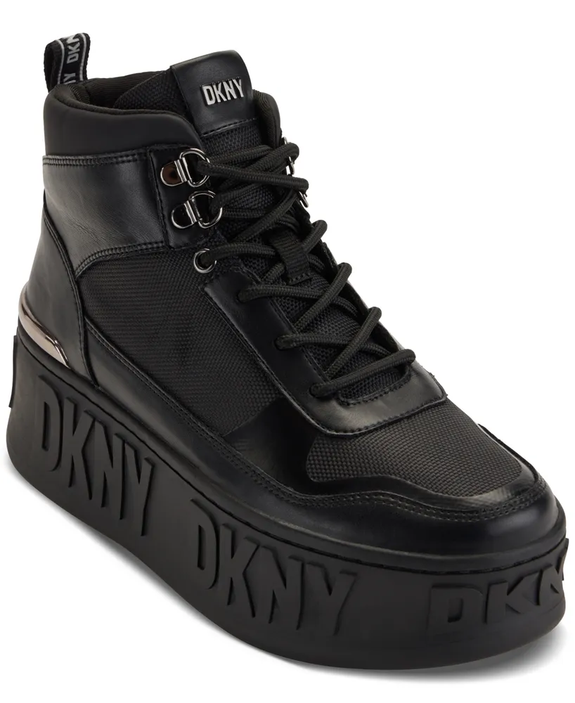 Dkny Women's Layne Lace-Up High-Top Platform Sneakers