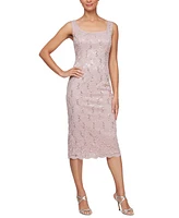Sl Fashions 2-Pc. Lace Jacket & Midi Dress Set