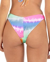 Hurley Junior's Tie-Dyed Rainbow Ombre Bikini Bottoms