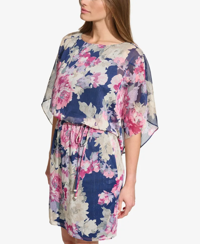 Jessica Howard Women's Dolman-Sleeve Blouson Dress