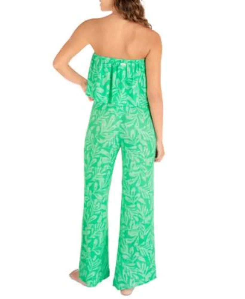 Hurley Juniors Marina Strapless Cover Up Top Pull On Pants