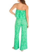 Hurley Juniors Marina Strapless Cover Up Top Pull On Pants