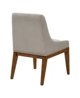 Ink+Ivy 23.25" 2-Pc. Frank Wide Fabric Upholstered Dining Chair