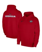 Men's Nike Red Georgia Bulldogs Club Pullover Hoodie