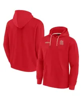 Men's and Women's Fanatics Signature Red St. Louis Cardinals Super Soft Fleece Pullover Hoodie